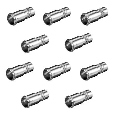 WENTRONIC 10x Quick F-Enchufe conector rápido cable 7 mm antenas receptor de satélite LNB coaxial
