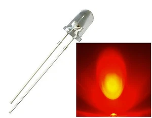 50 uds 5mm LED ROJO ULTRA BRILLANTE + Resistencias - Imagen 1 de 1