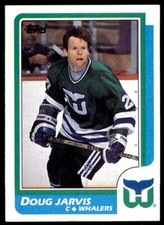 1986-87 TOPPS DOUG JARVIS . HARTFORD WHALERS #28