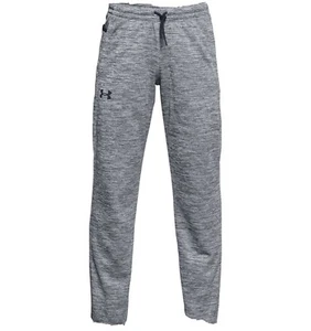 Under Armour 1357624014 Boys' Armour Fleece Pants - Youth Halo Grey/Black | XS - Picture 1 of 5