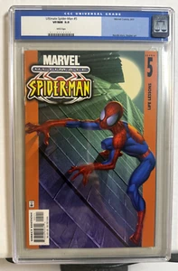 Ultimate Spider-Man Marvel Comic Erstdruck Ausgabe 5 Bagley Kunst Sehr guter Erhaltungszustand/NM 9.0 - Bild 1 von 12