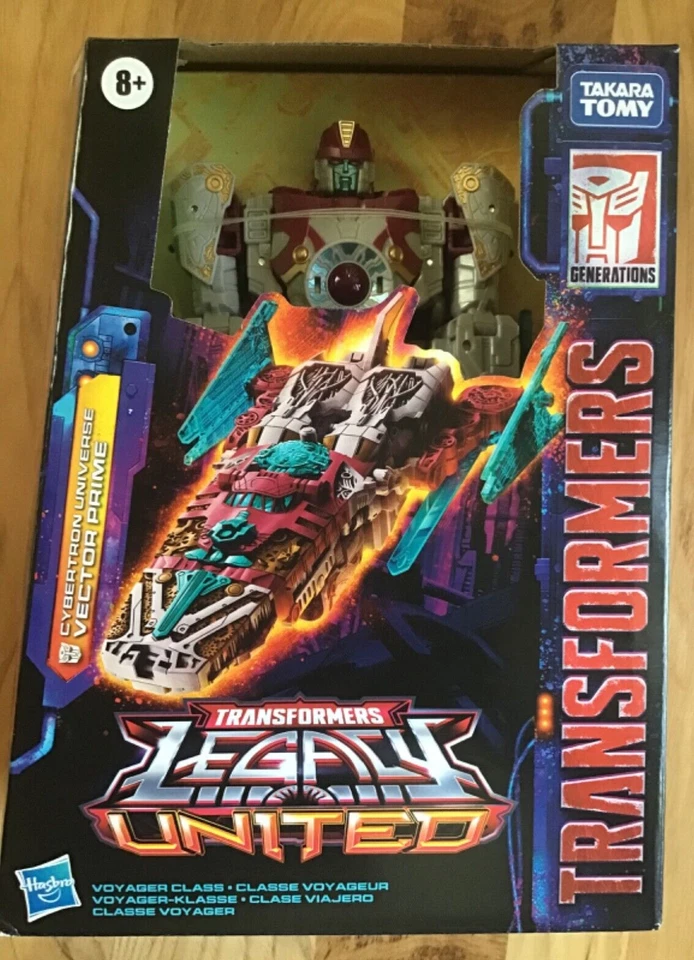 Hasbro Transformers Legacy United Voyager Class Vector Prime Action Figure