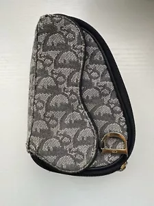 Christian Dior Trotter Canvas Saddle Pouch Navy Authentic, - Bild 1 von 15
