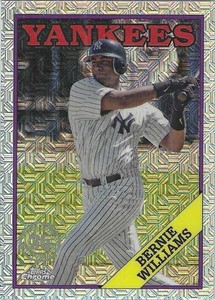 2023 Topps Update BERNIE WILLIAMS Yanks Silver Pack Mojo Refractor '88 35th Ann