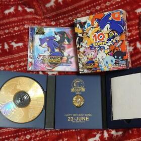 Sega Dreamcast Sonic Adventure 2 10th Anniversary Limited Edition JAPAN DC F/S