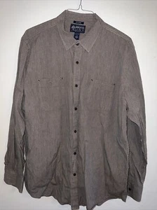 American Rag Button Up Shirt Brown XXL Mens - Picture 1 of 4