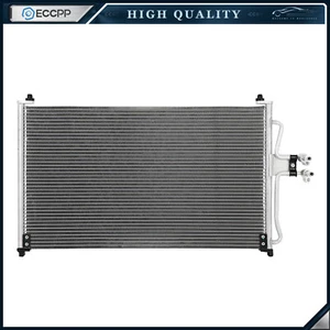 New Aluminum Condenser for 2001-2005 Mazda Tribute L4 2.0L V6 3.0L Fits AC4975 - Picture 1 of 10