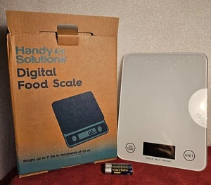 Handy Solutions Food Scale Weighs Up to 11 Pounds in Increments of 0.1 ozs - Picture 1 of 3