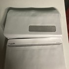 100 Pack Gummed Window Business Envelopes