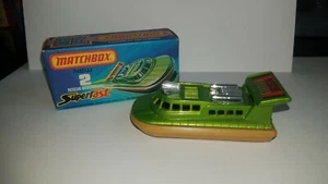 Matchbox Superfast #2 RESCUE HOVERCRAFT tan base/amber windows MT/MT - Picture 1 of 4