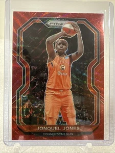 2021 Panini Prizm WNBA - RED WAVE #29 Jonquel Jones - Connecticut Sun - Picture 1 of 2
