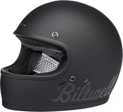 Biltwell Inc. Casco Gringo de Fábrica Unisex Adulto Cara Completa XS Negro Foto 1 de 4