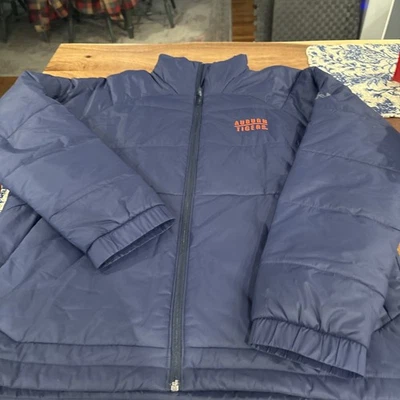Mens NCAA Under Armour Auburn Tigers COLDGEAR Full-Zip Jacket NAVY LARGE L NWOT - Image 1 of 4