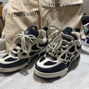 Louis Vuitton Skate Sneaker Size 7 Navy Blue Marine - Picture 1 of 14