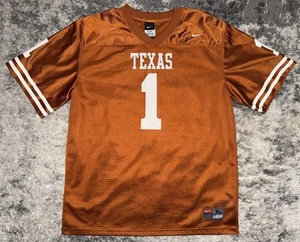 Vintage Nike NCAA Texas Longhorns #1 Fußball Trikot Größe: Jugend X-Large (XL) - Bild 1 von 11