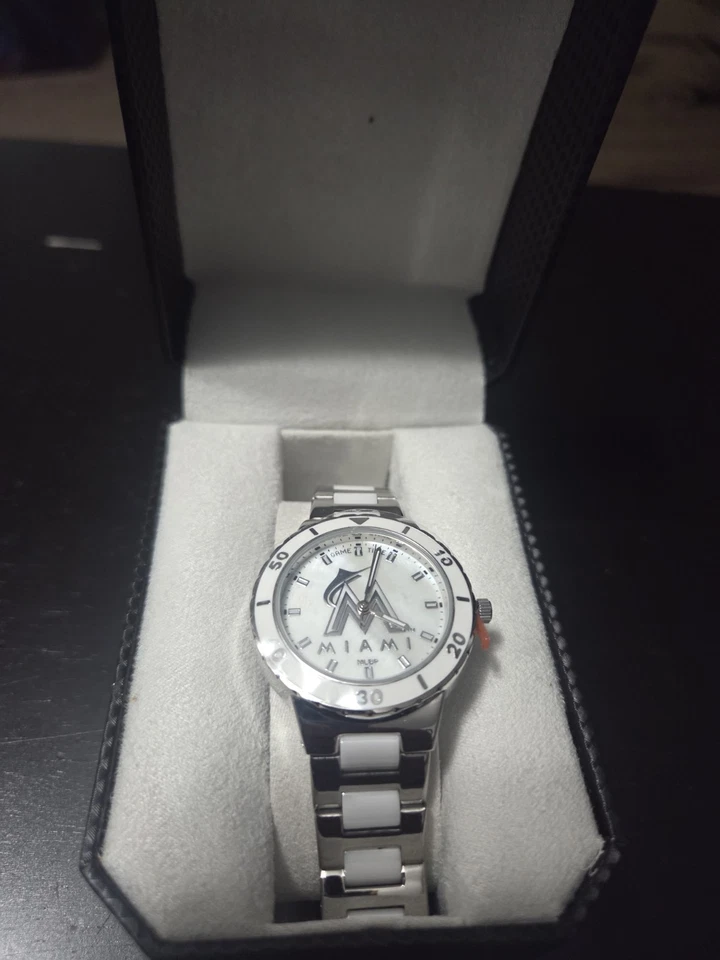 Miami Marlins Game Time Watch - Image 1 of 1