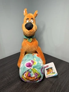 Scooby-Doo! Character plushie & Silk Touch Throw Set New with tags 40inx50in - Picture 1 of 6