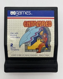 Vintage 1982 US Games Atari 2600 Game Entombed Cartridge Only - Picture 1 of 3