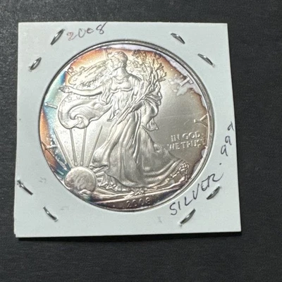 2008 Walking Liberty Silver Dollar Uncirculated Beautiful Collectible US Coin - Image 1 of 2