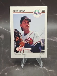 1992 SkyBox Team Sets AAA Billy Taylor IP Signed Auto Richmond Braves #445 - Picture 1 of 4