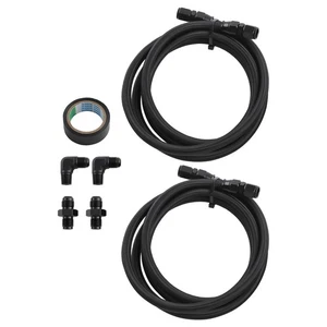 6AN 7Ft  Automatic Transmission Cooler Hose Lines Kit Fit GM 4L60E 4L65E TH350 - Picture 1 of 19