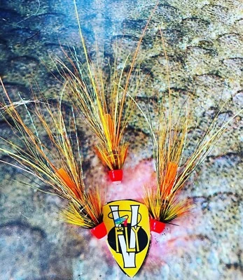 3 V Fly MP Willie Gunn Hot Conehead Snaelda Lachs Röhrenfliegen alle Größen - Bild 1 von 4