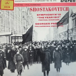 HMV STEREO ASD 599 *WHITE/GOLD* SHOSTAKOVITCH SYMPHONY NO 12 *PRETRE* EX/VG - Picture 1 of 6