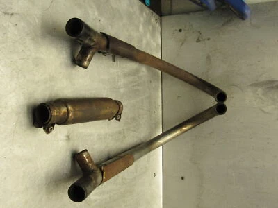 1984 Moto Guzzi V65 Chrome Exhaust Pipe - Image 1 of 4