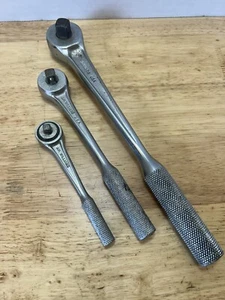 Vintage USA Made JH Williams Superratchet Set Of 3 Ratchets M52 B52 S52 - Picture 1 of 13