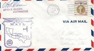 First Flight Cover Los Angeles CA - Dallas Texas June 11 1961 AAMC# 33E112 - Picture 1 of 1