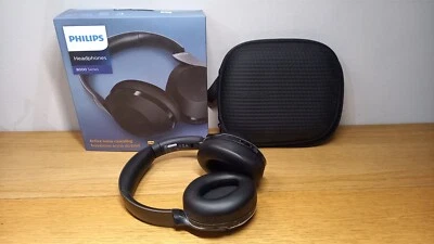 Philips Headphones 8000 Black TAPH805 + Headphones case. - Image 1 of 4