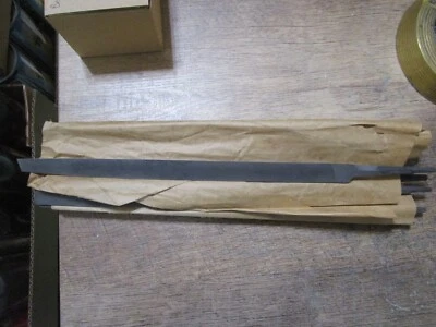 6 NOS 10" 3 Square Triangle Smooth Cut Metal Files Made In Russia Great Quality - Image 1 of 4