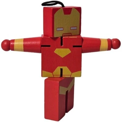Miniso Marvel IRON MAN RARO Figura de Acción Articulaciones Flexibles Juguete de Madera (3+) Nuevo con Etiquetas Foto 1 de 4