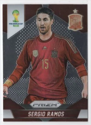 2014 Panini FIFA World Cup Brazil Prizm Sergio Ramos Spain R48 - Image 1 of 2