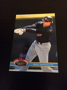 Paul Sorrento Twins 1991 Topps Stadium Club #408