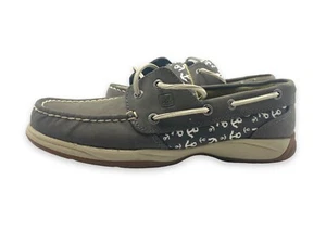 Sperry Top-Sider Intrepid Anchors Womens Graphite STS90820 Sneakers Shoes 6.5 M - Bild 1 von 8