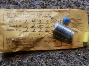New Heathkit Capacitor Package #100-1779 - Picture 1 of 5