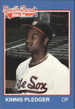 1989 South Bend White Sox Grand Slam #19 Kinnis Pledger
