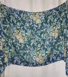 EPICE Paris Light Wool Floral Shawl Wrap Scarf 36"×76" - Picture 1 of 9