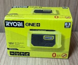 Ryobi Tools RBTM18-0 ONE + 18 V kabelloser kompakter Mini Enceinte Bluetooth Lautsprecher - Bild 1 von 7