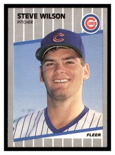 1989 Fleer Update #U-82 STEVE WILSON Chicago Cubs ~B1S