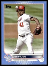 2022 - Joe Ross 50/50 Washington Nationals #US132