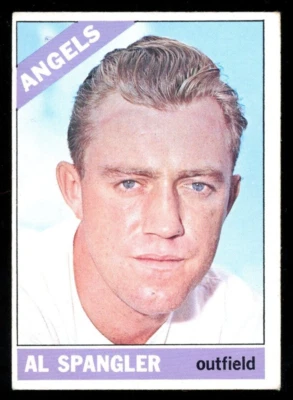 1966 TOPPS OPC O PEE CHEE BASEBALL #173 AL SPANGLER EX+ California Angels card - Image 1 of 2