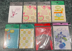 Hallmark NOTE, EASTER, INVITES. ECT CARD Lot  NEW With Envelopes 60 Cards Mix