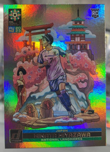 HINATA MIYAZAWA - 2023 DONRUSS FIFA WOMEN'S WORLD CUP - NATIONAL LANDMARKS SSP -