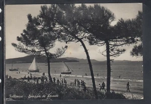 Cartolina Follonica Spiaggia di Levante ANIMATA IH80 - Picture 1 of 1