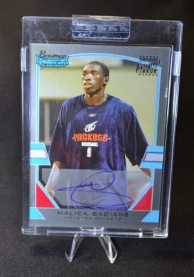 2003-04 Bowman Malick Badiane Auto 88/249 Signature Edition Silver #69 - Image 1 of 3
