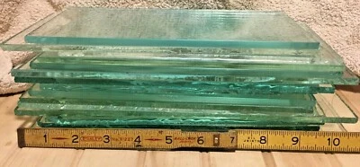 UNO estantes de vidrio de 1/4” 8-10”x 4” x 1/4” 1 solamente Foto 1 de 4