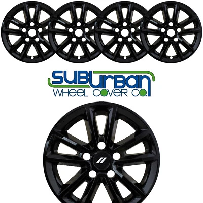 2013-2019 Dodge Journey # 7252-GB 17" 10 Spoke Gloss Black Wheel Skins SET/4 - Image 1 of 4