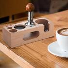 Espresso Tamping Station Support Base Manual Durable Wood Coffee Filter Tamper
